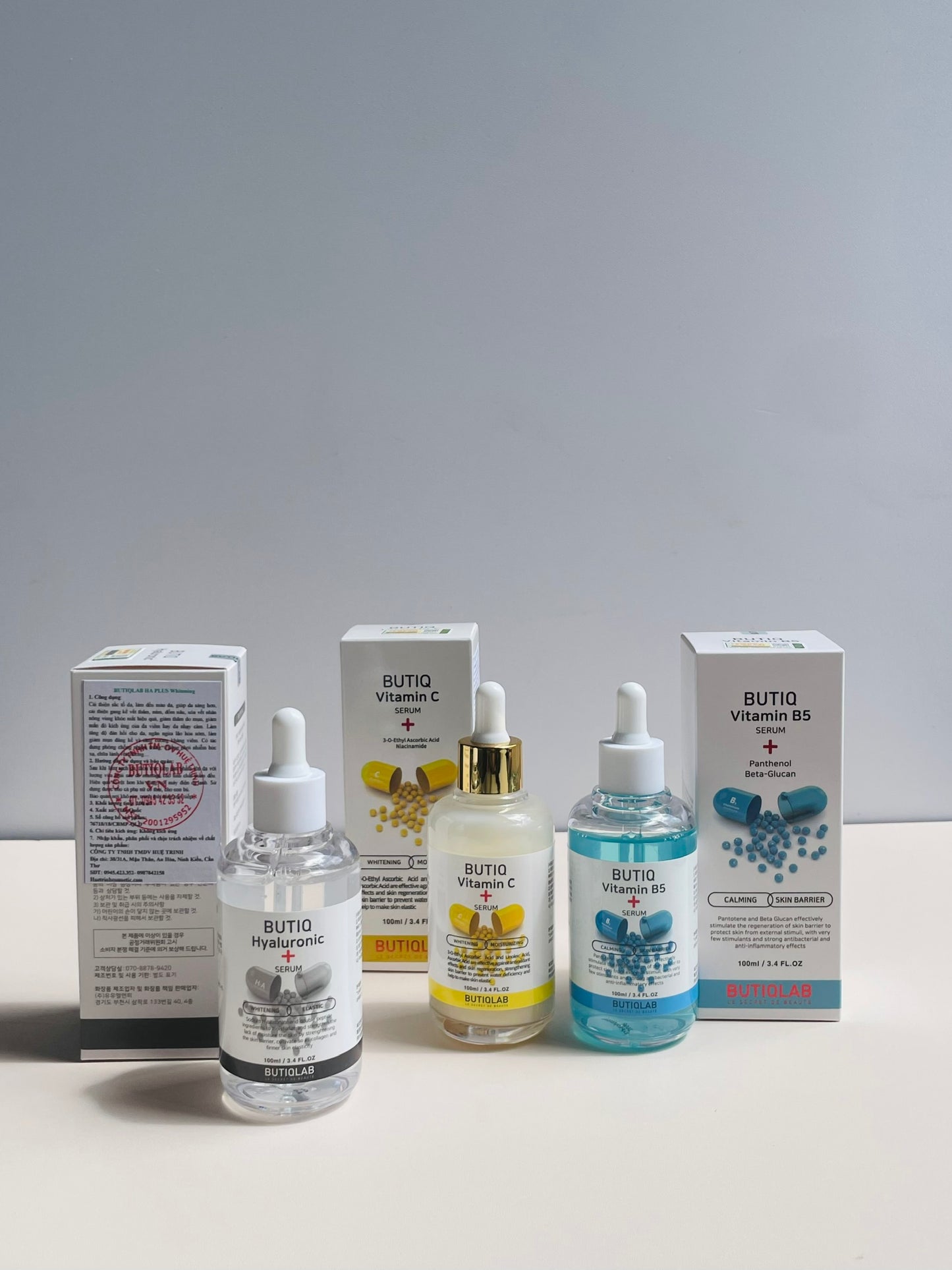 Serum Vitamin B5 Chính Hãng ButiQ Lab Phiên Bản Mới Hàn Quốc