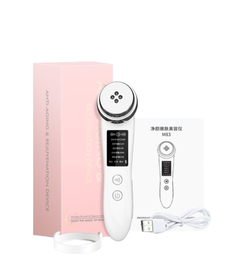 Máy massage điện di kèm rửa mặt đẩy tinh chất