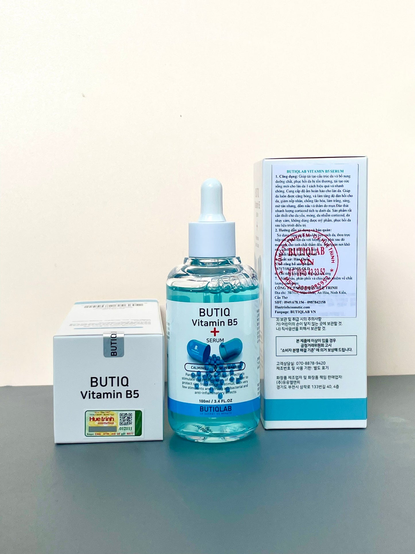 Serum Vitamin B5 Chính Hãng ButiQ Lab Phiên Bản Mới Hàn Quốc