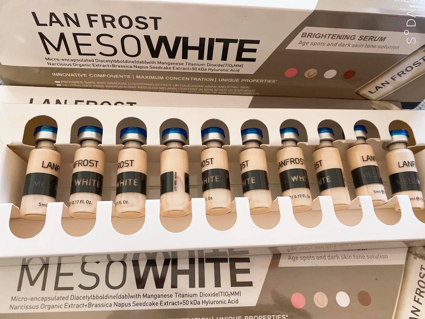 cấy phấn MESOWHITE lẻ 1 lọ dùng thử