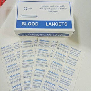 Kim Chích Mụn Blood Lancets Chống Gỉ Loại Tốt Hộp 200 cái