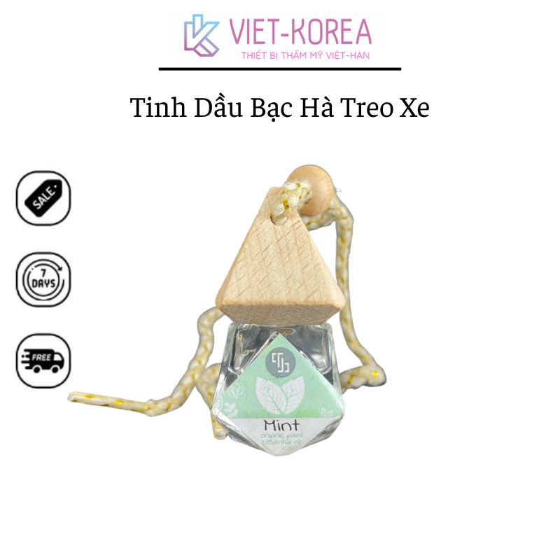 Tinh Dầu Bạc Hà Khử Mùi Treo Xe Ô Tô Chiết Xuất 100% Từ Thiên Nhiên