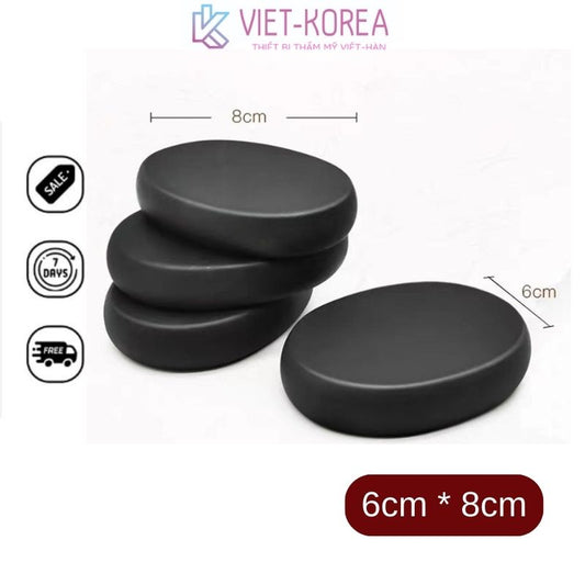 Đá Nóng Massage Body Cao Cấp Viên 6x8cm Đả Thông Kinh Mạch