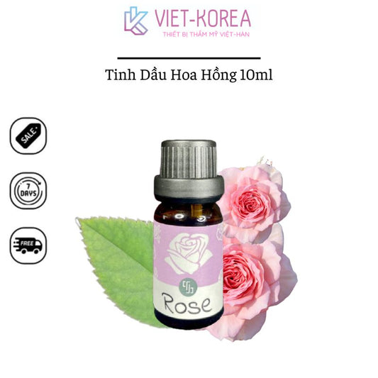 Tinh dầu hoa hồng 100ml nguyên chất cao cấp xông thơm phòng