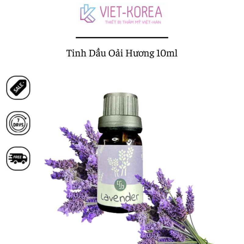 Tinh dầu xông phòng 10ml hương hoa oải hương chiết xuất 100% từ thực vật