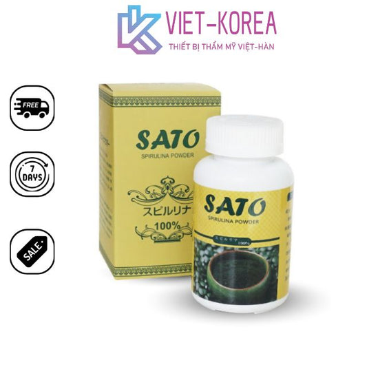 Bột Tảo Sato Cấy Nano Tảo Xoắn Phi Kim Tảo