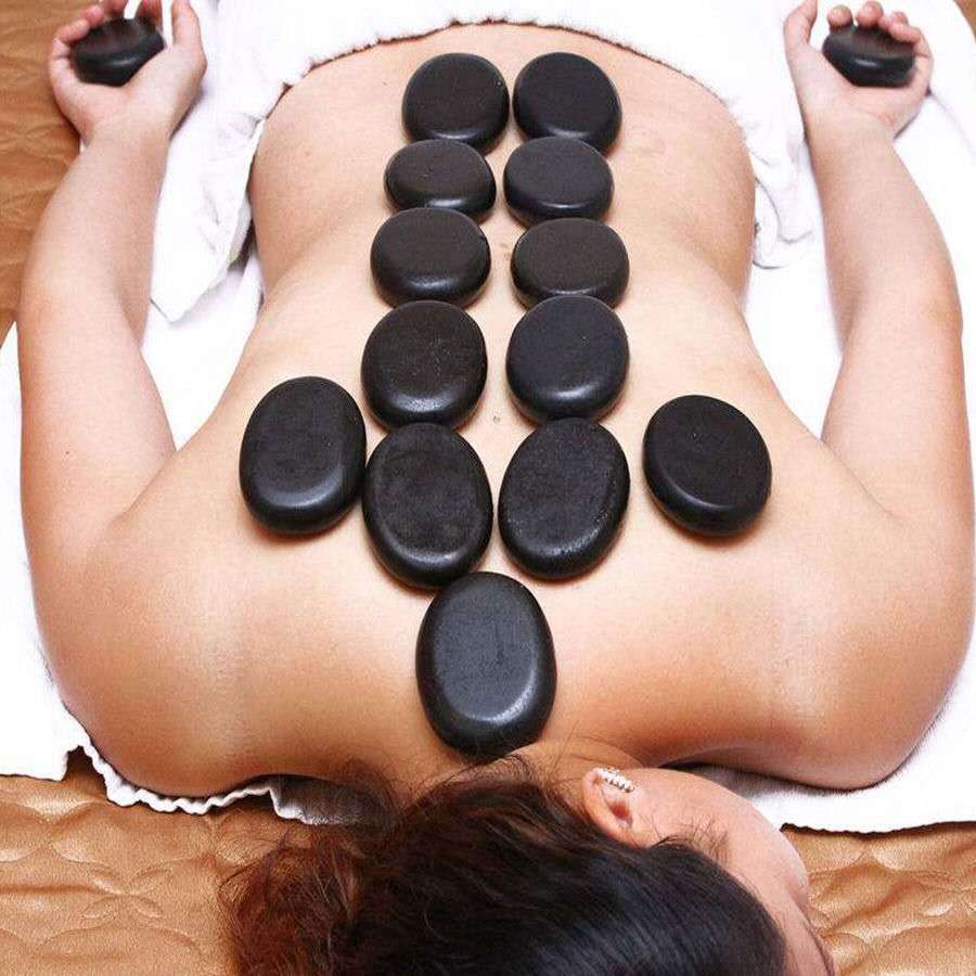 Đá Nóng Massage Body Cao Cấp Viên 6x8cm Đả Thông Kinh Mạch