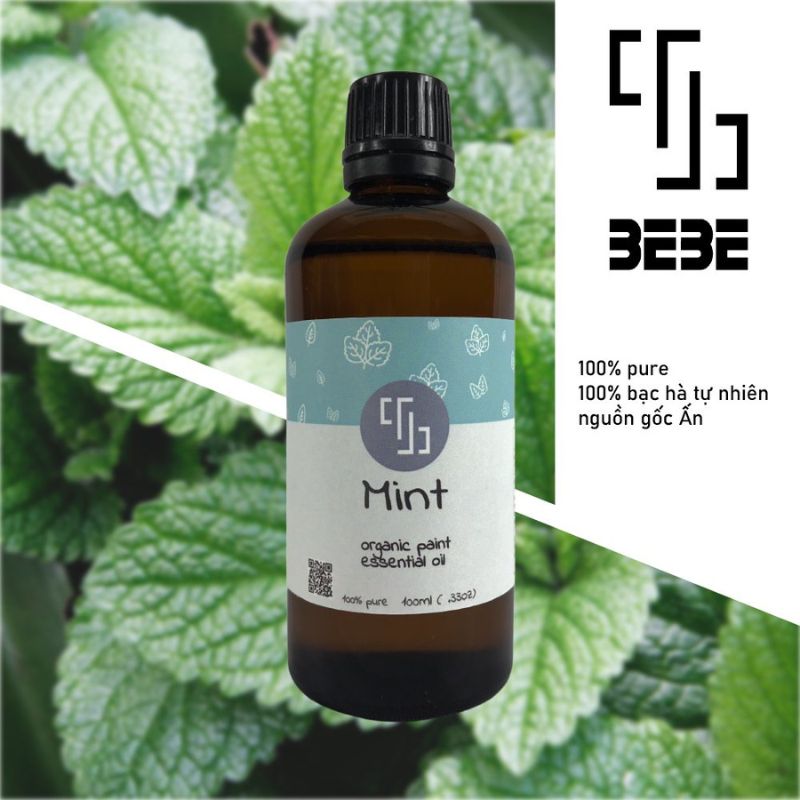 Tinh dầu thơm bạc hà nguyên chất 100ml chiết xuất từ thiên nhiên