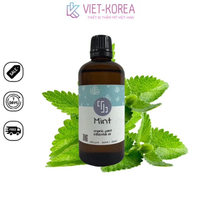 Tinh dầu thơm bạc hà nguyên chất 100ml chiết xuất từ thiên nhiên