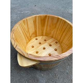 Chậu Gỗ Ngâm Chân Có Hạt Dùng cho Spa