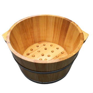 Chậu Gỗ Ngâm Chân Có Hạt Dùng cho Spa