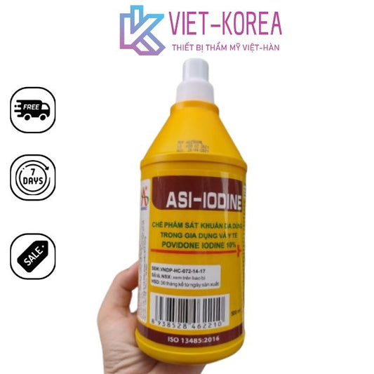 Dung dịch sát khuẩn cồn đỏ POVIDONE chai 500ml