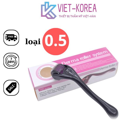 Kim lăn tím derma lăn da mặt & tóc 0.5