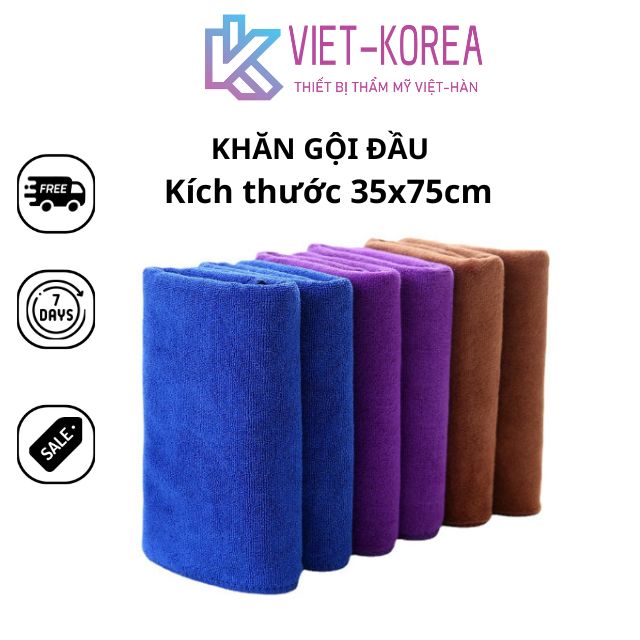 Khăn gội đầu, lau tóc loại dày thấm nước tốt