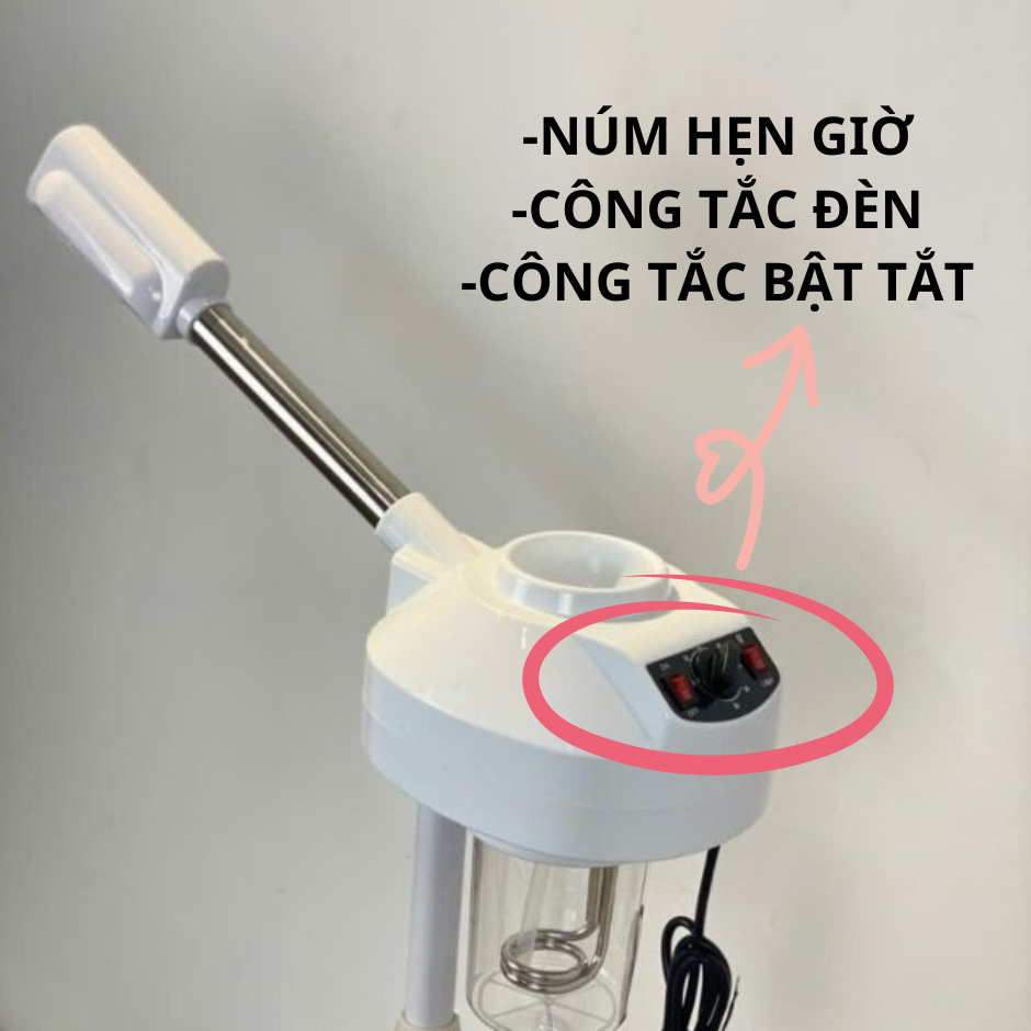 Xông Hơi 1 Cần Nóng Có Núm Hẹn Giờ