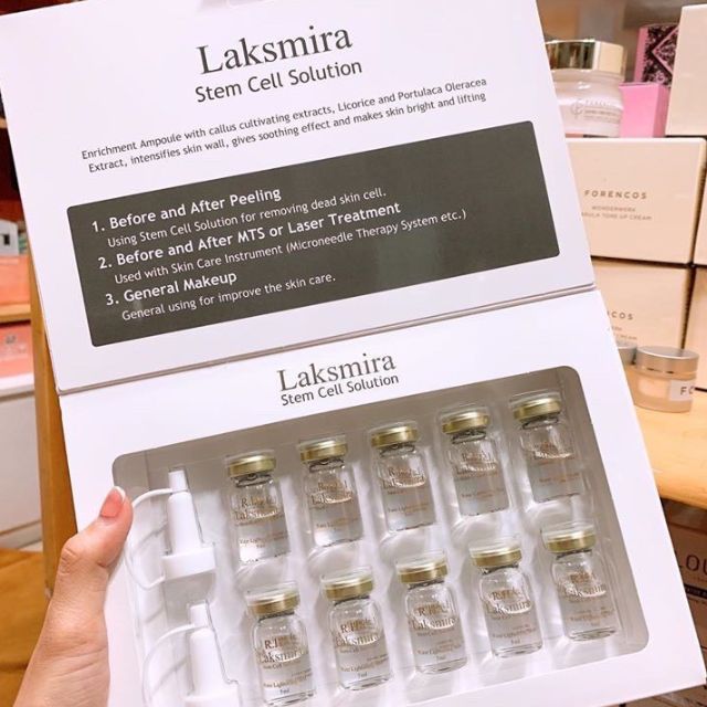 Serum tế bào gốc LAKSMIRA Hàn Quốc dùng thử 1 lọ