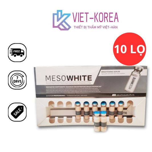 Cấy Phấn MESOWHITE Trắng Da Loại 1 - Hộp 10 lọ